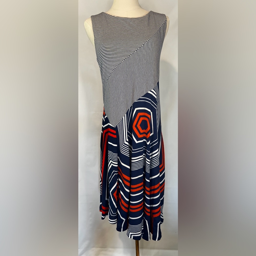 Maeve Anthropologie NWT Cameron Asymmetric Swing Dress - Picture 2 of 8